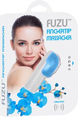 Fuzu Fingertip Massager Neon Blue