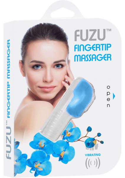 Fuzu Fingertip Massager Neon Blue