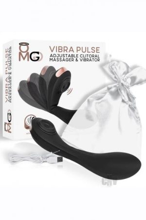 Omg Vibrapulse Clitoral Vibe Black