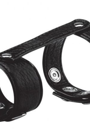 C & B Gear Duo Snap Cock And Ball Ring Black