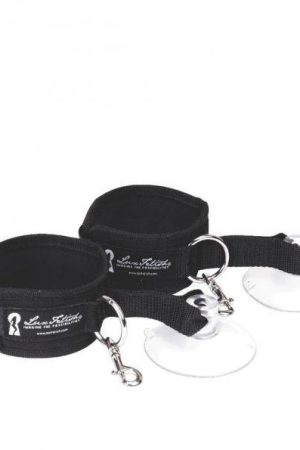 Lux Fetish Sexy Suction Cuffs Black