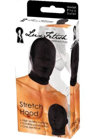 Lux Fetish Stretch Hood Black O/S