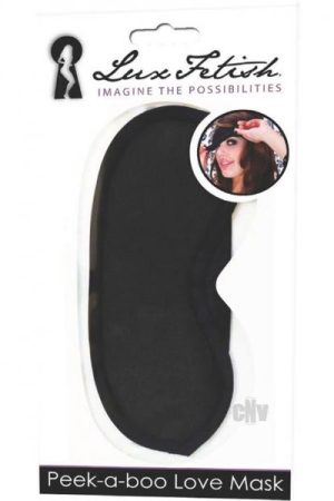 Lux F Peek A Boo Love Mask Black