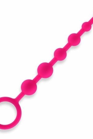 Hustler Anal Beads 6 Balls Pink Silicone