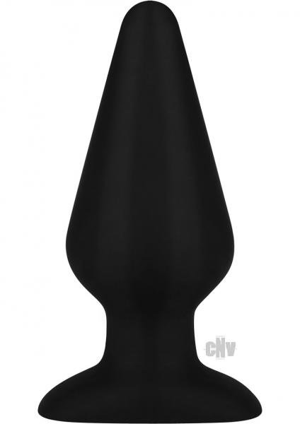Hustler Seamless Silicone Plug 6 Inches Black
