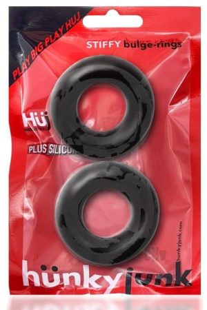 Stiffy Bulge Cockring 2pk Tar Ice