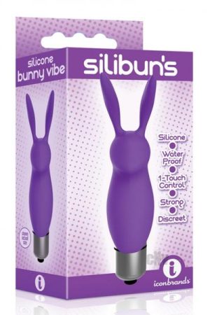 Silibuns Bunny Bullet Vibrator Purple
