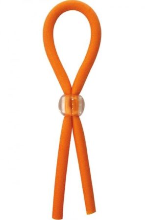 Clincher Adjustable Rubber Cock Ring - Orange