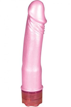 Pearlshine The Satin Sensationals The Tantalizer Vibrator Waterproof 7 Inch Pink