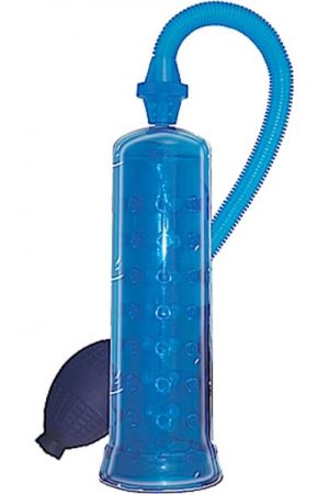 Supersizer II Penis Pump Chamber Lined With Silicone Nubs 8 Inch Blue