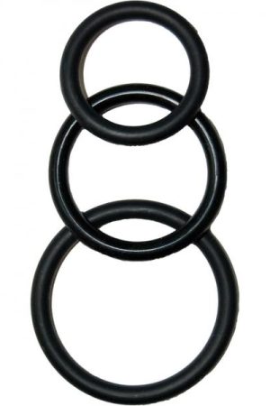 Super Silicone Cockrings - Black