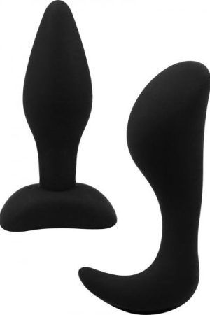 Dominant Submissive Silicone Butt Plug Waterproof Black