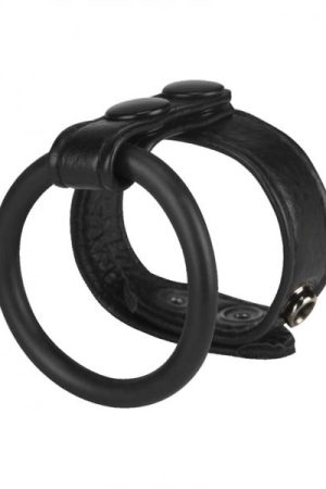 Macho Supreme Stamina Snap On Duo Ring Black