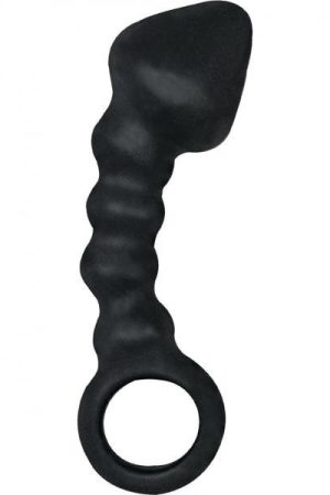 Ram Anal Trainer #3 Silicone Anal Beads 5.5 Inch - Black