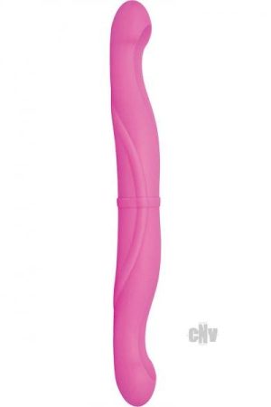 Double The Fun Pink Vibrating Dildo