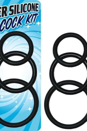 Super Silicone Cock Kit Black