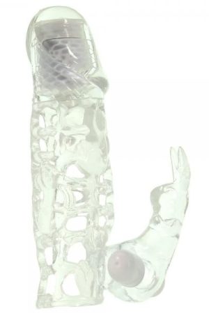 Sex Vibrating Rabbit Extender Clear