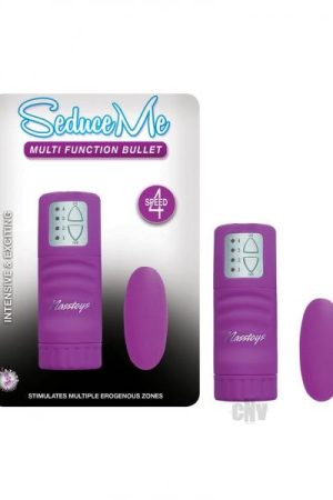 Seduce Me Multi Function Bullet Vibrator Purple
