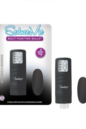 Seduce Me Multi Function Bullet Vibrator Black