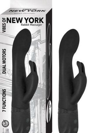 Vibes Of New York Rabbit Massager Black