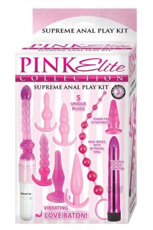 Pink Elite Coll Supreme Anal Play Kit
