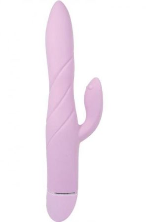 Ovo K7 Twisty Rabbit Vibrator Pink