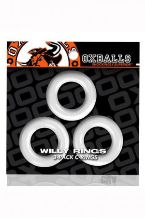 Oxballs Willy Rings 3pk White