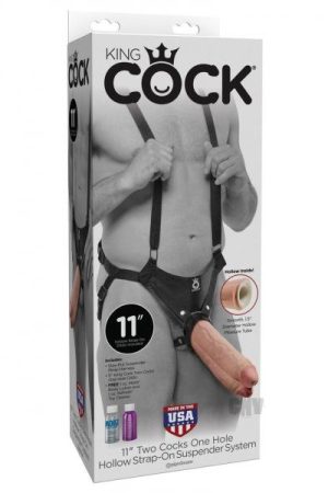 Kc 11 Two Cocks In One Hol Strapon Fles