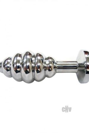 Rouge Threaded Butt Plug Large Clamshell