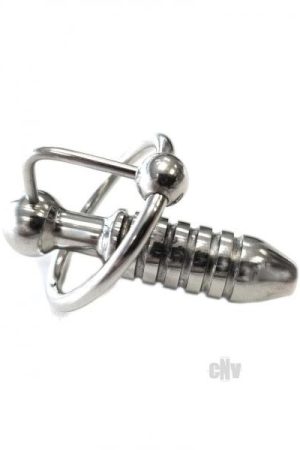 Rouge Steel Beaded Urethral Probe Cock Ring