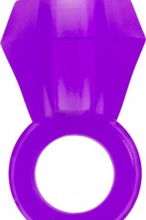 Rock Candy Bling Pop Ring Purple Vibrating Cock Ring