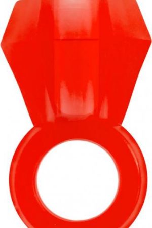 Rock Candy Bling Pop Ring Red Vibrating Cock Ring