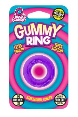 Rock Candy Gummy Ring Purple