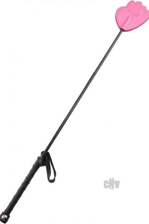 Rouge Hand Riding Crop Pink