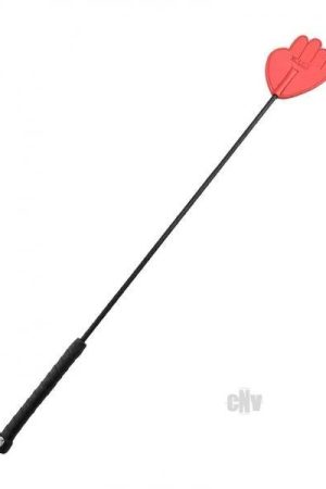 Rouge Hand Riding Crop Red