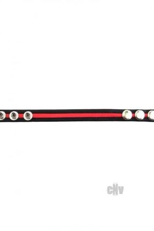 Rouge Leather Cock Strap Red