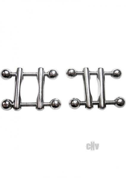 Rouge Ball End Nipple Clamps Clamshell
