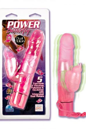 POWER BUTTERFLY DUAL WATERPROOF 5 INCH PINK