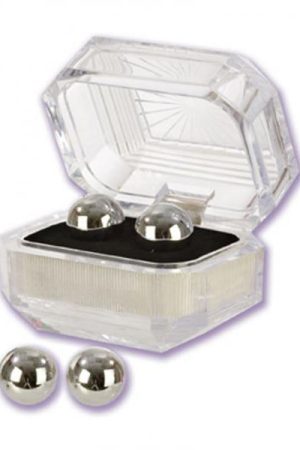 Silver Balls In Presentation Box Multiuse Weighted Pleasure Balls