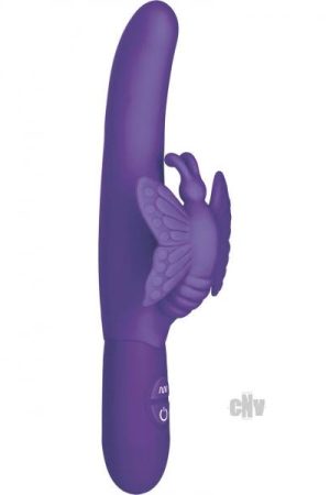 Posh Fluttering Butterfly Purple Vibrator