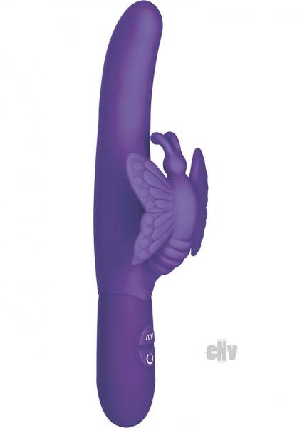 Posh Fluttering Butterfly Purple Vibrator