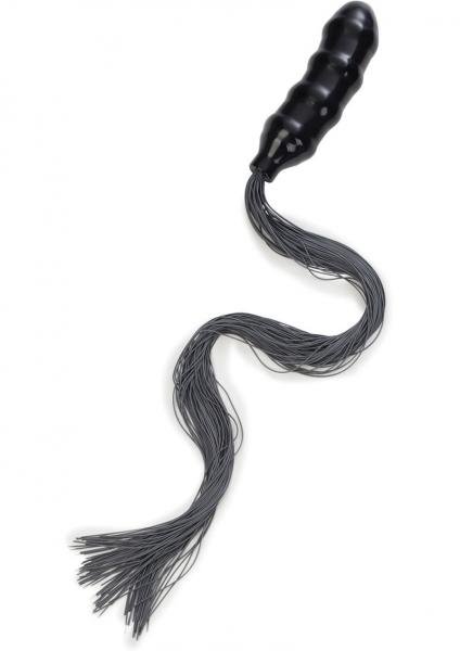 Colt Stallion Tail Ribbed Black Butt Plug