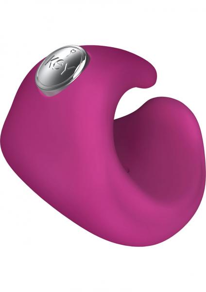 Pyxis Silicone Rechargeable Finger Massager Waterproof - Pink