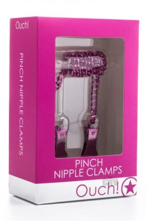 Ouch Pinch Nipple Clamps Pink