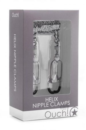 Ouch Helix Nipple Clamps Metal
