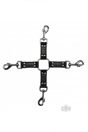 Ouch Pain 4way Hogtie Cross Black
