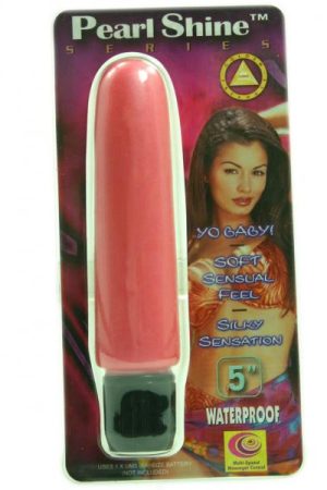 PEARL SHINE SMOOTH 5 INCH VIBRATOR PINK WATERPROOF