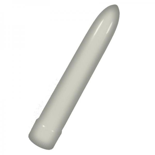 Lady's Mood 7 Inches Plastic Vibrator Ivory