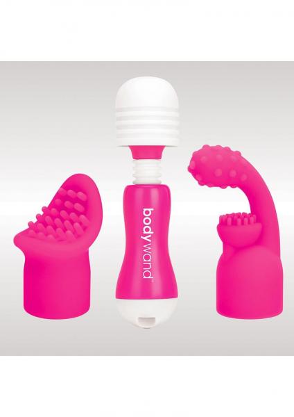 Bodywand Mini Massager with 2 Attachments Pink