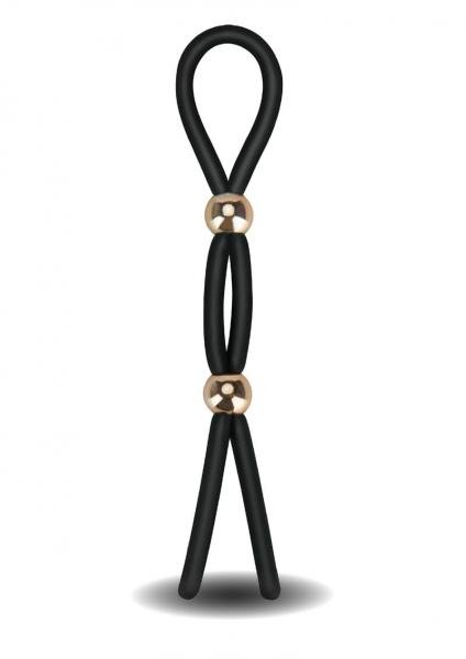 Frederick's of Hollywood Silicone Stamina Lasso Black